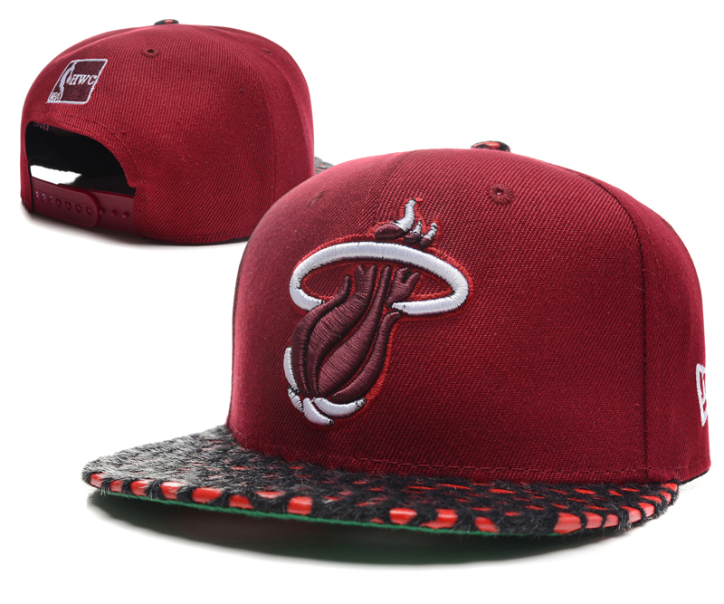 NBA Miami Heat NE Snapback Hat #239